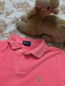 Coral Ralph Lauren Polo Shirt