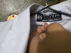 Classic White Button-Down Shirt