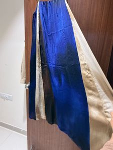 Stunning Blue Maxi Dress with Belt