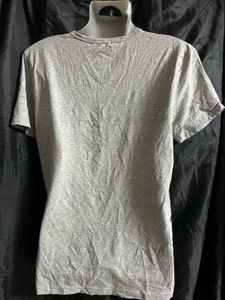 Grey Graphic Print T-Shirt