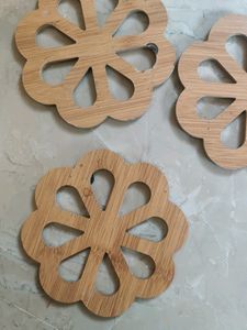 Large wooden Coasters (3 Pcs)