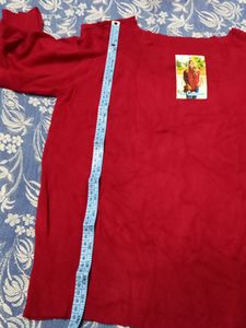 Red Boat Neck Sweater