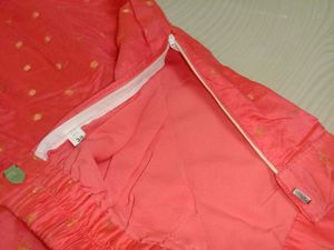 Unused Peach Sharara Gota Work Palazzo for Women