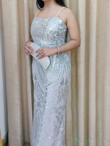 Attractive Fishcut Sequence Dress