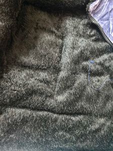 Vintage Style Blue  fleece Jacket for 6-8 years