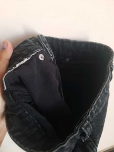 ZARA Black Flared Denim
