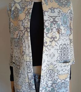 Zara Patterned Blazer / Coat