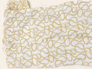 Elegant White &amp; Gold Kurta