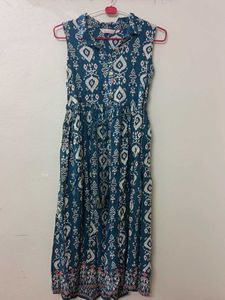 Boho Print Sleeveless Dress