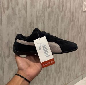 Puma Speedcat Black &amp; White Casual Shoes