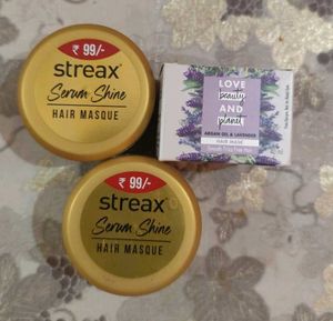 New Streax Serum Shine Hair Masque & Love Beauty