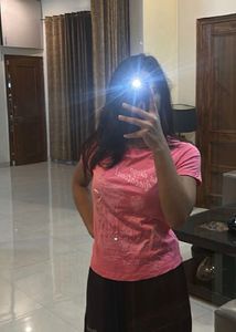 Pink Graphic Print T-Shirt