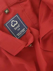 Men's Maroon Short Sleeve Shirt