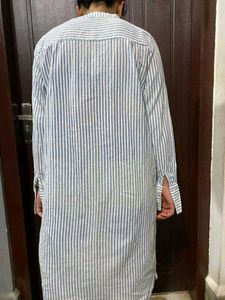 Striped Shirt Dress