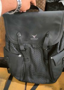 REDHORNS Black Backpack