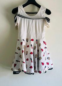 Fun Print Cute Mini' Dress