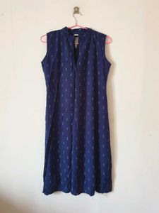 ‼️Price Drop‼️Navy Blue Cut-out Kurti
