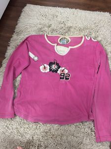 Pink Long Sleeve Top