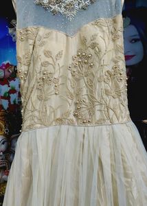 Golden Party wear Gown