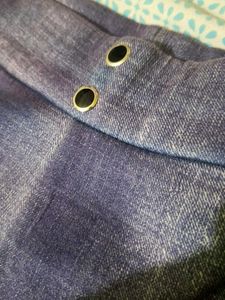 Blue Denim Look Leggings