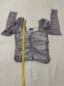 Missguided UK Ruched Blouse
