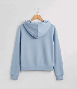 Blue Zip-Up Hoodie