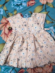 Peach dress