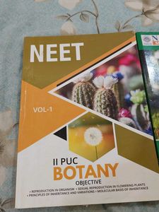 NEET &amp; II PUC Objective Botany Books