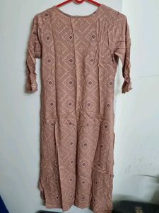 Embroidered Bhandani Kurta