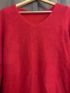 Red Wool Sweater