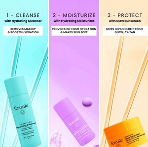 Foxtale Skincare Set with Pouch