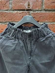 Stylish Zara Paperbag Waist Jeans