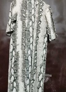 Silver Black Print Front Open Co-Ords Set 34 Bust