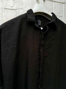 Korean Pintrest Chic Casual Black Shirt