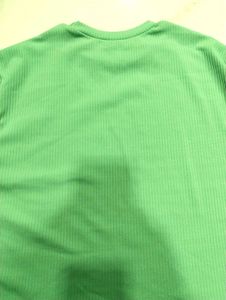 Trendy Ribbed Mint Green Top