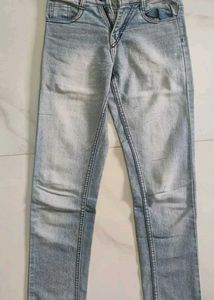 Stylish Light Wash Denim Jeans
