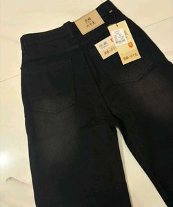 New Black Wide Leg Jeans