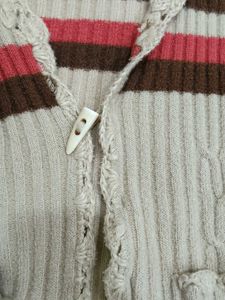 Cozy Striped Knit Cardigan