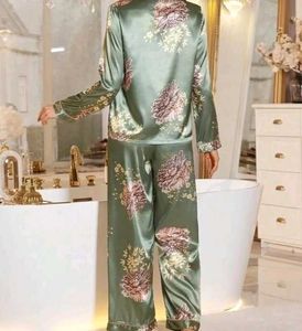New Satin Floral Pajama Set