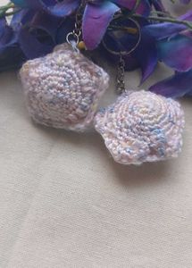 Handmade Crochet Star Keychain