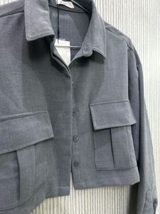 Women Regular Fit Top with Flap Pockets