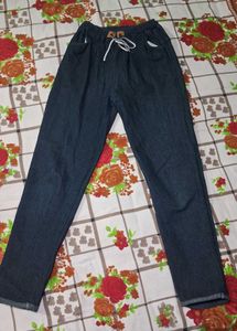 Stylish Dark Wash Jogger Pants
