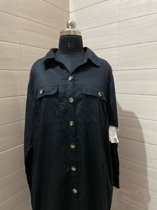 NEW WITH TAG Classic Black Shirt Dress