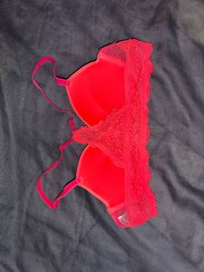 Lace Trimmed Push-Up Bra