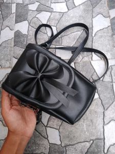 Cute Black Bow Crossbody Bag