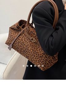 Leopard Print Shoulder Bag