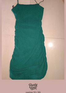 Sparkly Ruched Bodycon Dress