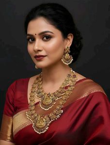 Jewellery Set Consists Of 2 Necklaces One Earring