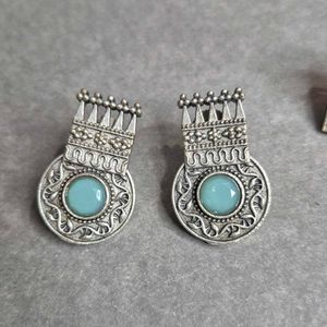 Bohemian Turquoise Stone Earrings