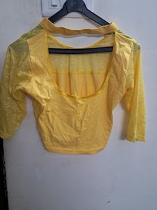 Mustard Yellow Tank Top 👚 / Readymade Blouse
